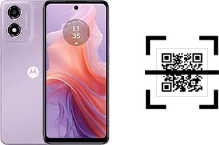 Wie lese ich QR-Codes auf einem Motorola Moto E14?