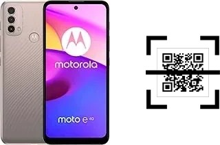 Wie lese ich QR-Codes auf einem Motorola Moto E40?