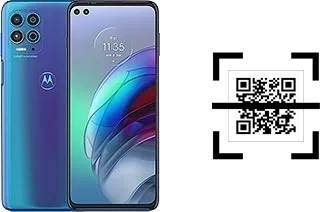 Wie lese ich QR-Codes auf einem Motorola Moto G100?