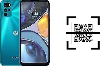 Wie lese ich QR-Codes auf einem Motorola Moto G22?