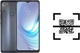 Wie lese ich QR-Codes auf einem Motorola Moto G50?