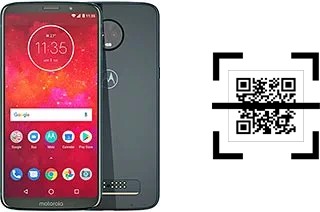 Wie lese ich QR-Codes auf einem Motorola Moto Z3 Play?