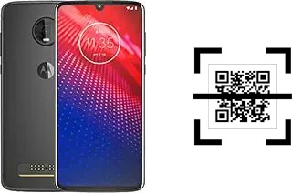 Wie lese ich QR-Codes auf einem Motorola Moto Z4?