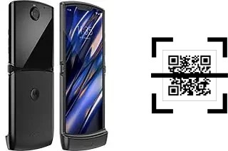 Wie lese ich QR-Codes auf einem Motorola Razr 2019?