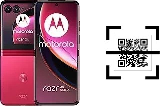 Wie lese ich QR-Codes auf einem Motorola Razr 40 Ultra?