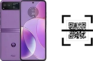 Wie lese ich QR-Codes auf einem Motorola Razr 40?