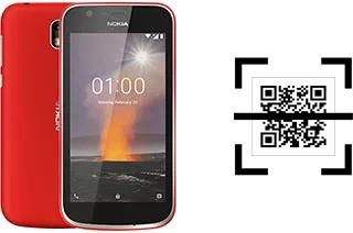 Wie lese ich QR-Codes auf einem Nokia 1?