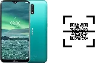 Wie lese ich QR-Codes auf einem Nokia 2.3?