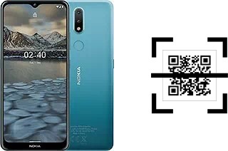 Wie lese ich QR-Codes auf einem Nokia 2.4?