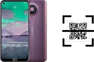 Wie lese ich QR-Codes auf einem Nokia 3.4?