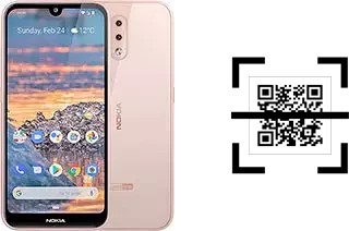 Wie lese ich QR-Codes auf einem Nokia 4.2?