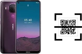 Wie lese ich QR-Codes auf einem Nokia 5.4?