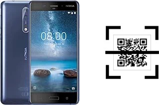 Wie lese ich QR-Codes auf einem Nokia 8?