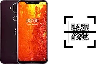 Wie lese ich QR-Codes auf einem Nokia 8.1 ( X7)?