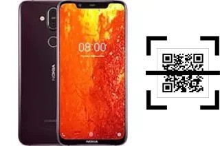 Wie lese ich QR-Codes auf einem Nokia 8.1?