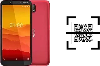 Wie lese ich QR-Codes auf einem Nokia C1?