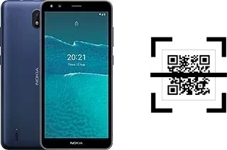 Wie lese ich QR-Codes auf einem Nokia C1 2nd Edition?