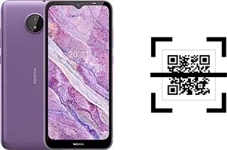 Wie lese ich QR-Codes auf einem Nokia C10?