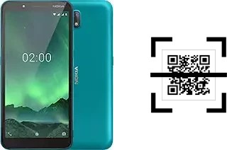 Wie lese ich QR-Codes auf einem Nokia C2?