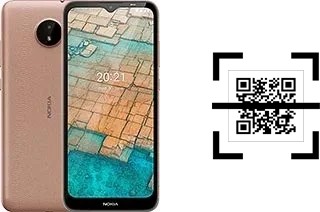 Wie lese ich QR-Codes auf einem Nokia C20?