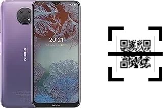 Wie lese ich QR-Codes auf einem Nokia G10?