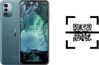 Wie lese ich QR-Codes auf einem Nokia G11?