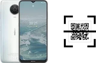 Wie lese ich QR-Codes auf einem Nokia G20?