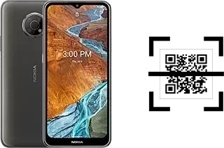 Wie lese ich QR-Codes auf einem Nokia G300?