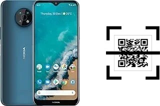 Wie lese ich QR-Codes auf einem Nokia G50?