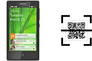 Wie lese ich QR-Codes auf einem Nokia X+?