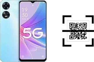 Wie lese ich QR-Codes auf einem Oppo A1x?