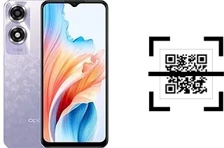 Wie lese ich QR-Codes auf einem Oppo A2x?