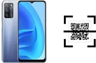 Wie lese ich QR-Codes auf einem Oppo A55s?