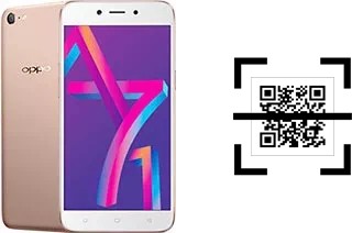 Wie lese ich QR-Codes auf einem Oppo A71 (2018)?