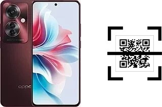 Wie lese ich QR-Codes auf einem Oppo F25 Pro?