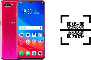 Wie lese ich QR-Codes auf einem Oppo F9?