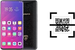 Wie lese ich QR-Codes auf einem Oppo Find X Lamborghini Edition?