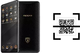 Wie lese ich QR-Codes auf einem Oppo Find X Lamborghini?