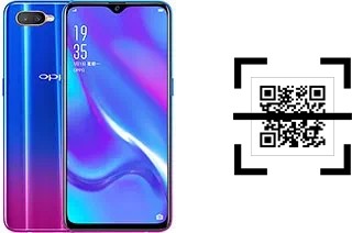 Wie lese ich QR-Codes auf einem Oppo K1?