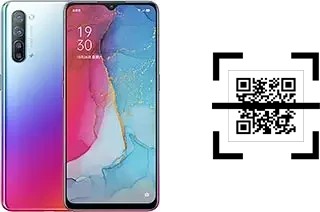 Wie lese ich QR-Codes auf einem Oppo Reno3?