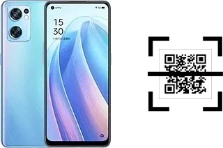 Wie lese ich QR-Codes auf einem Oppo Reno7 SE 5G?