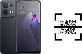 Wie lese ich QR-Codes auf einem Oppo Reno8?