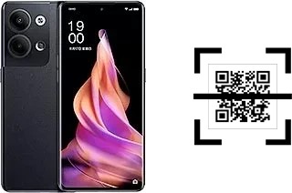 Wie lese ich QR-Codes auf einem Oppo Reno9?