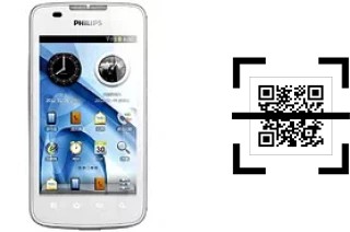 Wie lese ich QR-Codes auf einem Philips D633?