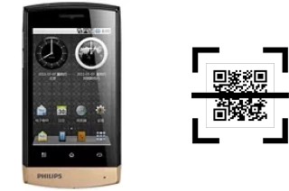 Wie lese ich QR-Codes auf einem Philips D822?