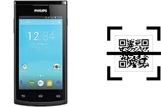 Wie lese ich QR-Codes auf einem Philips S308?