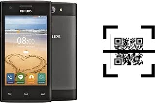 Wie lese ich QR-Codes auf einem Philips S309?