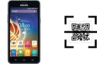 Wie lese ich QR-Codes auf einem Philips V526?