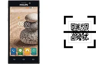 Wie lese ich QR-Codes auf einem Philips V787?