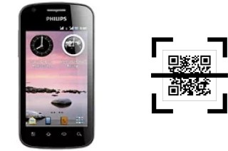 Wie lese ich QR-Codes auf einem Philips W337?